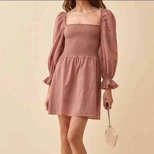 REFORMATION Praline Dunes Dress